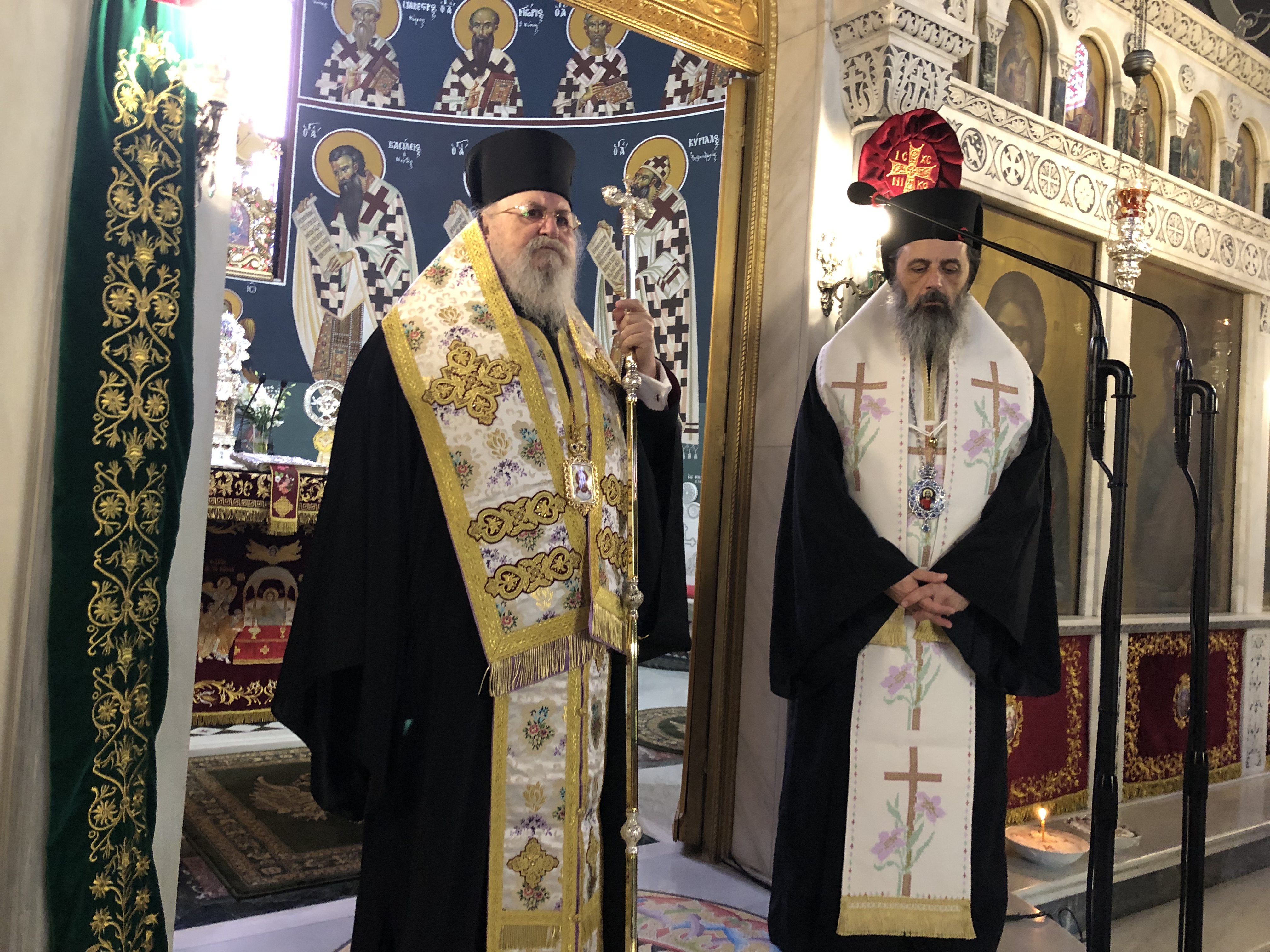 Ο ΣΕΒΑΣΜΙΩΤΑΤΟΣ ΠΟΙΜΕΝΑΡΧΗΣ ΜΑΣ ΣΤΟΝ ΙΕΡΟ ΝΑΟ ΑΓΙΑΣ ΣΟΦΙΑΣ ΨΥΧΙΚΟΥ, ΓΙΑ ΤΗΝ ΤΕΛΕΣΗ ΤΟΥ ΙΕΡΟΥ ΜΝΗΜΟΣΥΝΟΥ ΤΗΣ ΜΑΚΑΡΙΣΤΗΣ ΖΩΗΣ ΝΙΚΟΛΑΟΥ