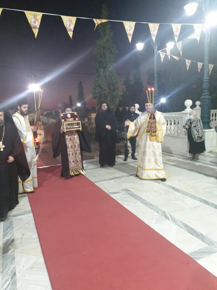 Υποδοχή Ι. Λειψάνου του Αγίου Νικολάου στον Ι. Ναό Αγίου Γεωργίου Καρέα Αττικής
