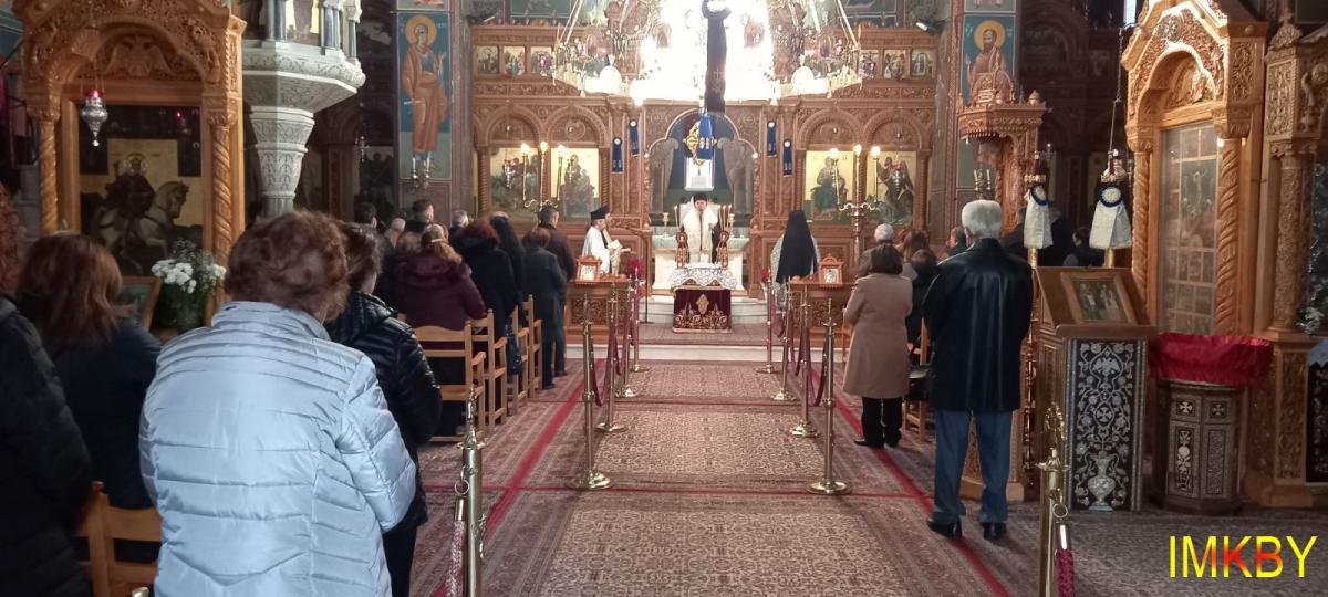 Ο ΣΕΒΑΣΜΙΩΤΑΤΟΣ ΠΟΙΜΕΝΑΡΧΗΣ ΜΑΣ ΣΤΟ ΙΕΡΟ ΝΑΟ ΑΓΙΟΥ ΔΗΜΗΤΡΙΟΥ ΝΕΑΣ ΕΛΒΕΤΙΑΣ ΒΥΡΩΝΟΣ ΤΕΛΩΝΤΑΣ ΤΟ ΙΕΡΟ ΜΝΗΜΟΣΥΝΟ ΤΟΥ ΜΑΚΑΡΙΣΤΟΥ ΑΡΧΙΕΠΙΣΚΟΠΟΥ ΧΡΙΣΤΟΔΟΥΛΟΥ