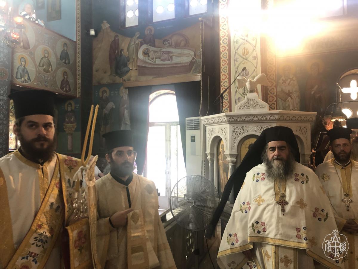 ΑΡΧΙΕΡΑΤΙΚΗ ΘΕΙΑ ΛΕΙΤΟΥΡΓΙΑ ΓΙΑ ΤΗΝ ΔΕΣΠΟΤΙΚΗ ΕΟΡΤΗ ΤΗΣ ΜΕΤΑΜΟΡΦΩΣΕΩΣ ΤΟΥ ΣΩΤΗΡΟΣ ΣΤΟΝ ΠΑΝΗΓΥΡΙΖΟΝΤΑ ΙΕΡΟ ΝΑΟ ΜΕΤΑΜΟΡΦΩΣΕΩΣ ΤΟΥ ΣΩΤΗΡΟΣ ΒΥΡΩΝΟΣ