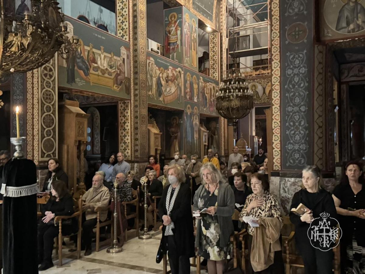 ΜΕΓΑΛΗ ΤΡΙΤΗ ΕΣΠΕΡΑΣ ΣΤΟΝ ΙΕΡΟ ΝΑΟ ΜΕΤΑΜΟΡΦΩΣΕΩΣ ΤΟΥ ΣΩΤΗΡΟΣ ΒΥΡΩΝΟΣ