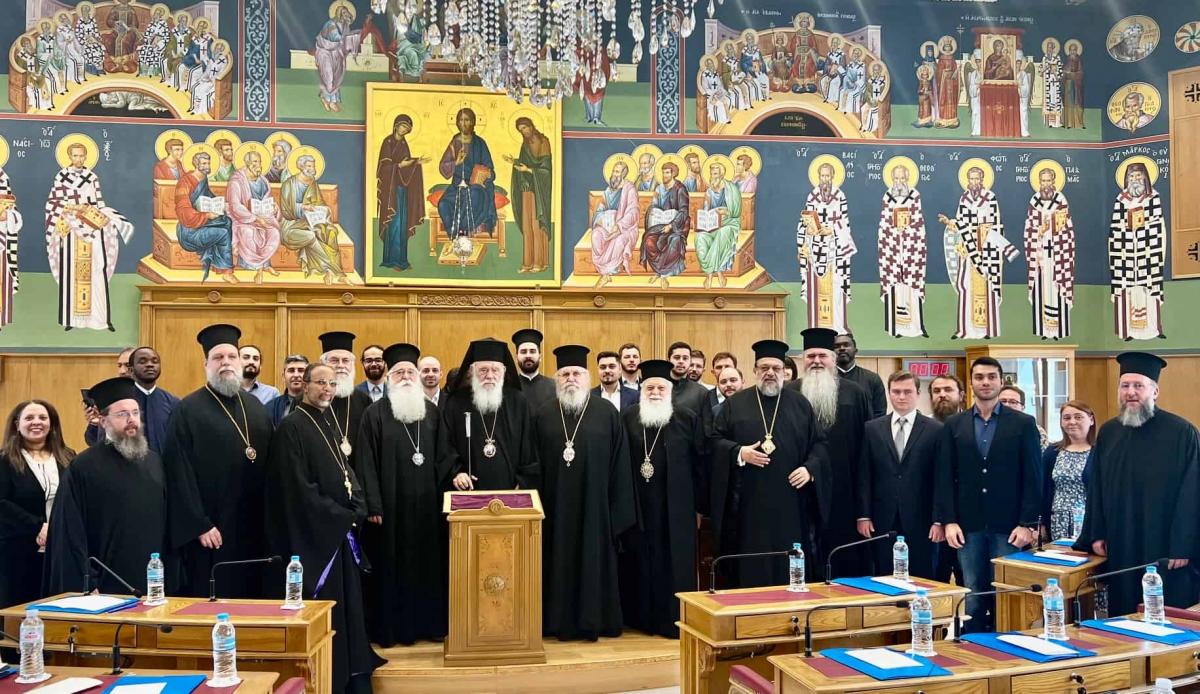 Ο ΣΕΒΑΣΜΙΩΤΑΤΟΣ ΜΗΤΡΟΠΟΛΙΤΗΣ ΜΑΣ ΣΤΗΝ  Γ' ΘΕΟΛΟΓΙΚΗ ΗΜΕΡΙΔΑ ΑΛΛΟΔΑΠΩΝ ΥΠΟΤΡΟΦΩΝ ΤΗΣ ΙΕΡΑΣ ΣΥΝΟΔΟΥ