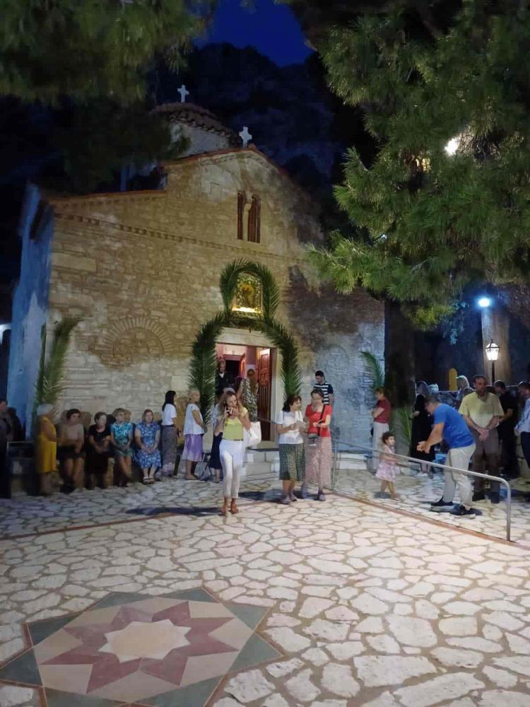 Η ΜΝΗΜΗ ΤΗΣ ΑΠΟΤΟΜΗΣ ΤΗΣ ΤΙΜΙΑΣ ΚΕΦΑΛΗΣ ΤΟΥ ΑΓΙΟΥ ΕΝΔΟΞΟΥ ΠΡΟΦΗΤΟΥ ΠΡΟΔΡΟΜΟΥ ΚΑΙ ΒΑΠΤΙΣΤΟΥ ΙΩΑΝΝΟΥ ΣΤΗΝ ΠΑΝΗΓΥΡΙΖΟΥΣΑ ΙΕΡΑ ΜΟΝΗ ΤΙΜΙΟΥ ΠΡΟΔΡΟΜΟΥ ΚΑΡΕΑ