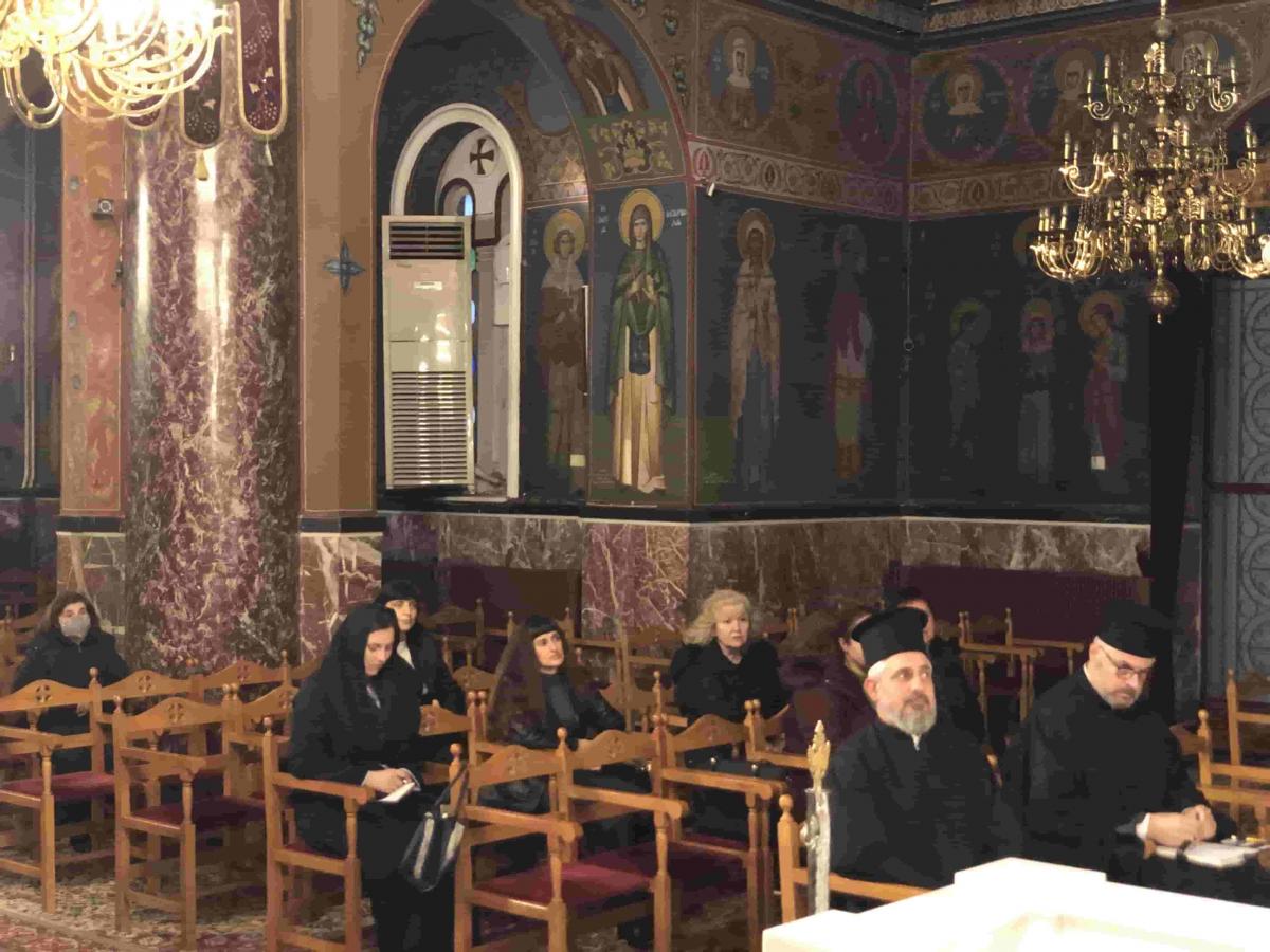 Ο ΣΕΒΑΣΜΙΩΤΑΤΟΣ ΜΗΤΡΟΠΟΛΙΤΗΣ ΜΑΣ ,ΟΜΙΛΗΤΗΣ ΣΤΟ ΣΕΜΙΝΑΡΙΟ ΟΡΙΟΘΕΤΗΣΕΩΣ ΤΗΣ ΟΡΘΟΔΟΞΟΥ ΠΙΣΤΕΩΣ,ΣΤΟΝ ΙΕΡΟ ΝΑΟ ΑΓΙΑΣ ΤΡΙΑΔΟΣ ΒΥΡΩΝΟΣ