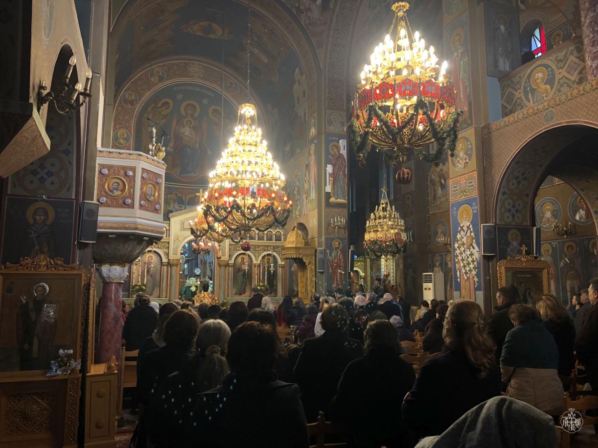 ΚΥΡΙΑΚΗ ΜΕΤΑ ΤΗ ΧΡΙΣΤΟΥ ΓΕΝΝΗΣΗ, ΣΤΟΝ ΙΕΡΟ ΝΑΟ ΕΥΑΓΓΕΛΙΣΜΟΥ ΤΗΣ ΘΕΟΤΟΚΟΥ-ΑΓΙΑΣ ΦΩΤΕΙΝΗΣ ΥΜΗΤΤΟΥ 