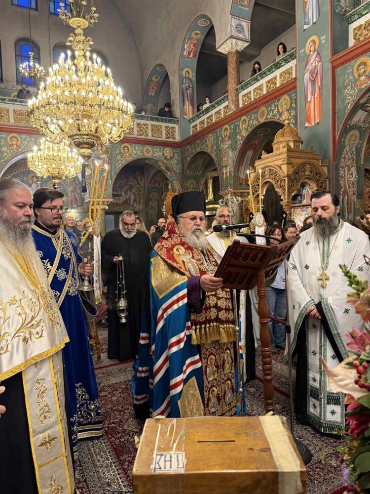 Η Ακολουθία του Ακαθίστου    Ύμνου στον Μητροπολιτικό Ιερό Ναό Αγίου Νικολάου Καισαριανής