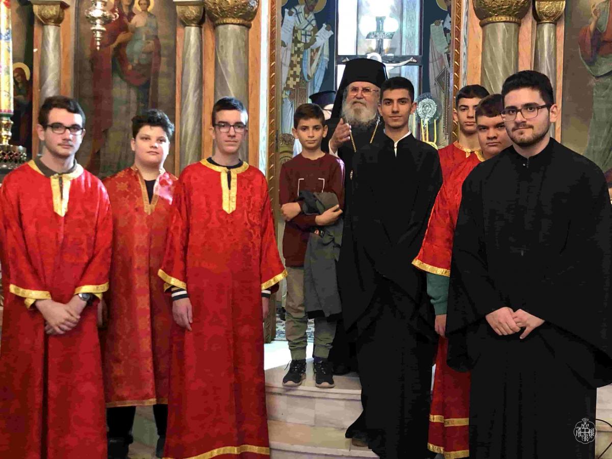 ΚΥΡΙΑΚΗ Θ΄ ΛΟΥΚΑ Ο ΣΕΒΑΣΜΙΩΤΑΤΟΣ ΜΗΤΡΟΠΟΛΙΤΗΣ ΜΑΣ ,ΣΤΟΝ ΙΕΡΟ ΝΑΟ ΕΥΑΓΓΕΛΙΣΜΟΥ ΤΗΣ ΘΕΟΤΟΚΟΥ-ΑΓΙΑΣ ΦΩΤΕΙΝΗΣ ΥΜΗΤΤΟΥ